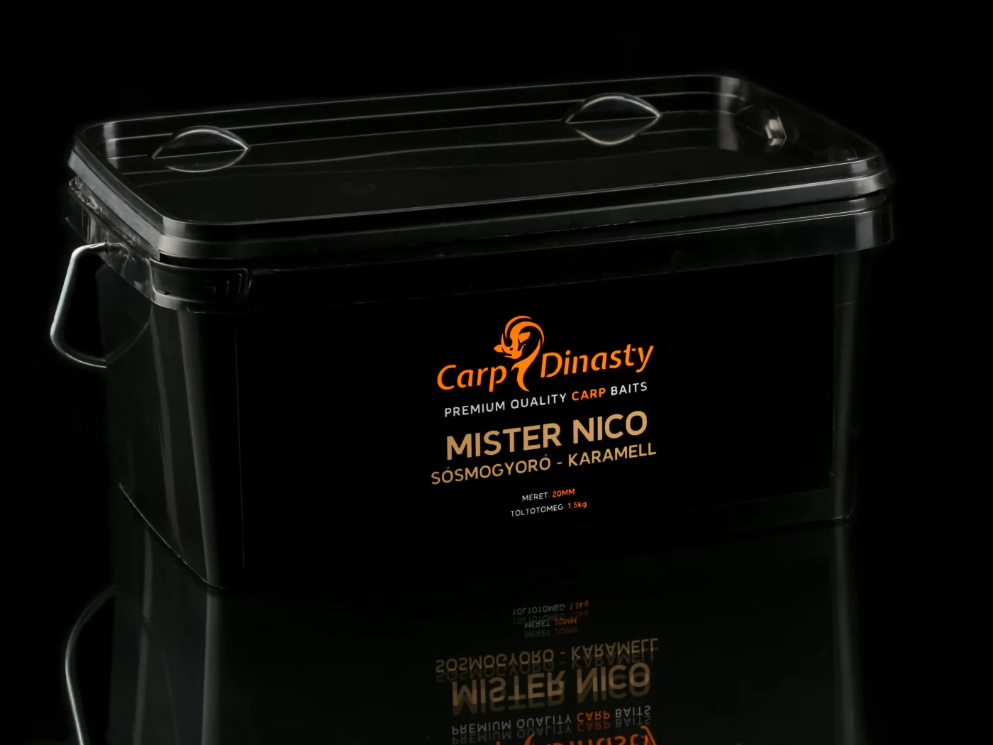 Mister Nico Sós-mogyoró-karamell bojli 20mm - Carp Dinasty